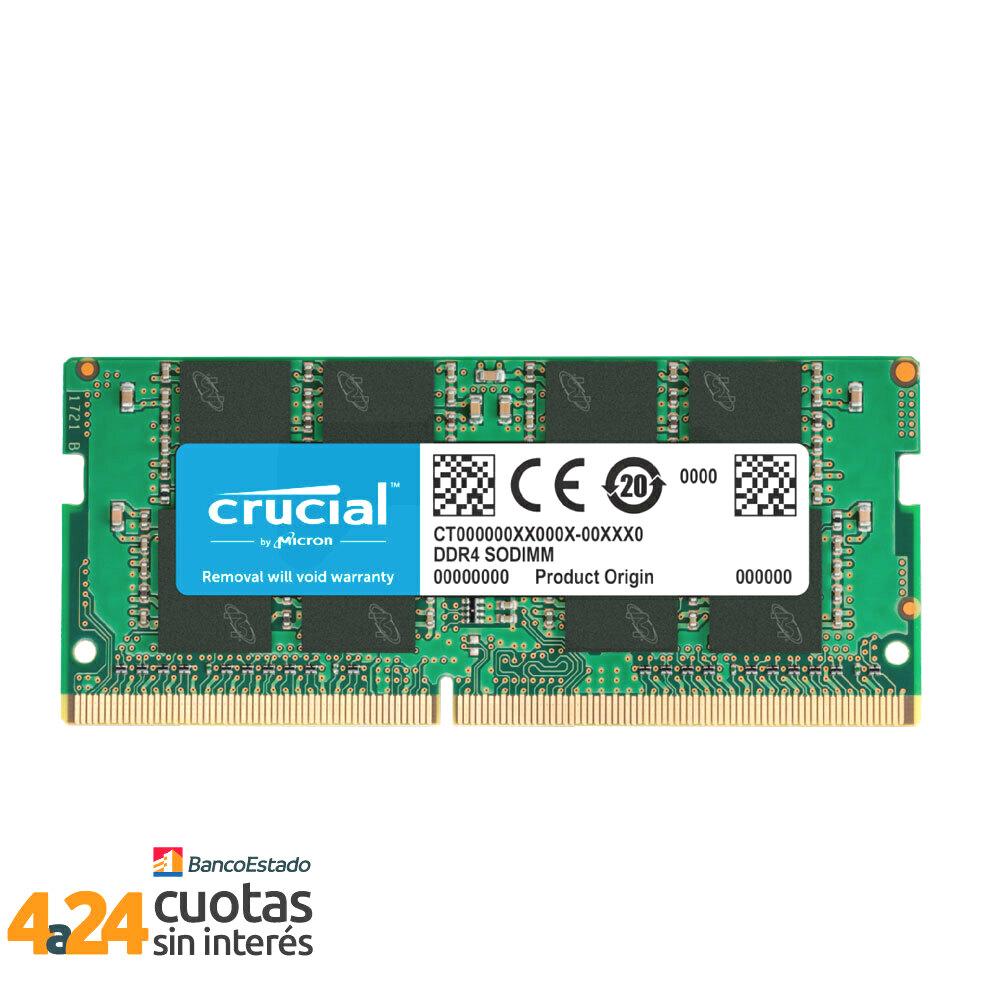 Aventurero amplificación colateral Crucial Memoria Notebook 8GB SoDimm DDR4 3200MHz Value | PC Factory