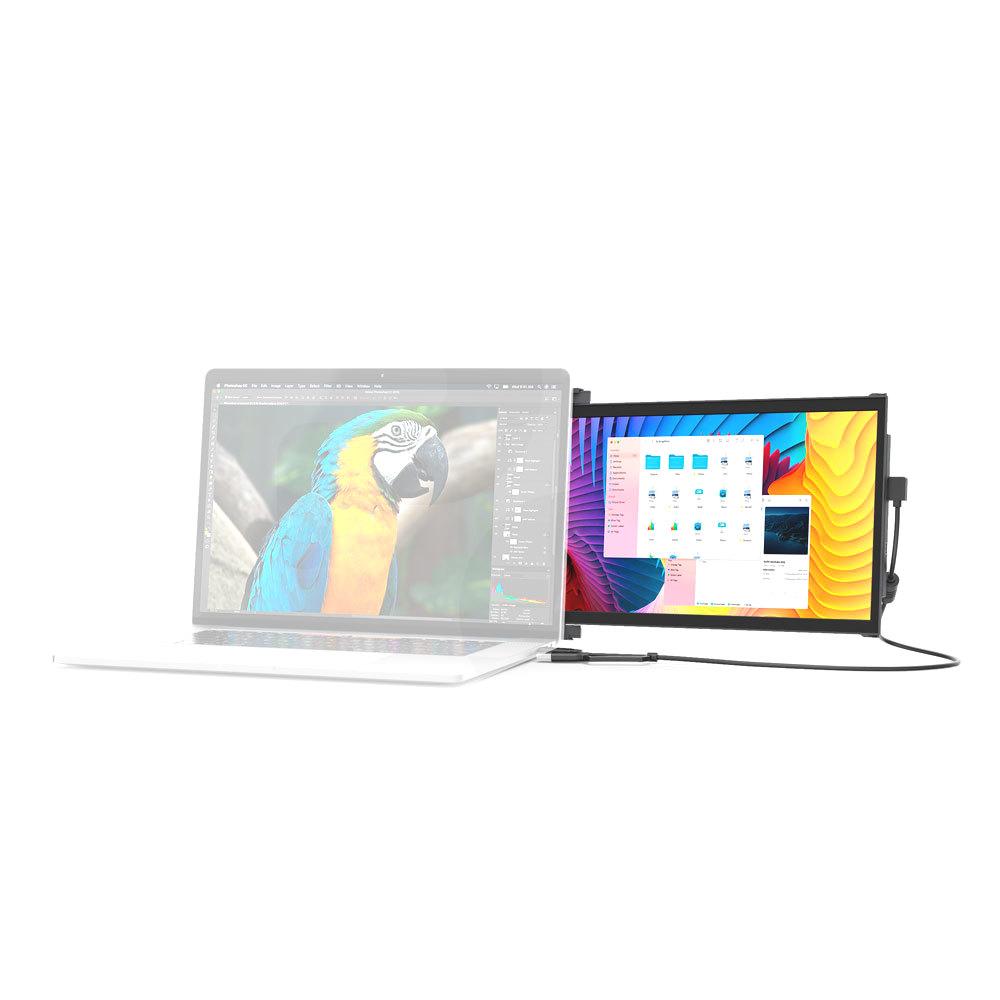  KYY Extensor de pantalla para laptop, monitor portátil FHD  1080P USB-C de 14 pulgadas, pantalla de computadora IPS, monitor dual para  pantalla triple, monitor para laptop de 12 a 16 pulgadas (