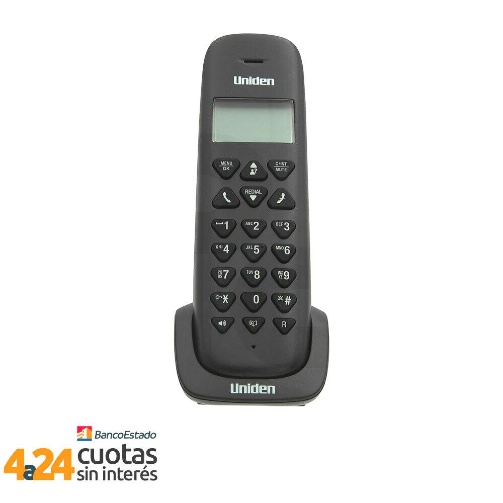 Uniden Teléfono Inalámbrico Manos Libres Uniden AT3102BK Negro
