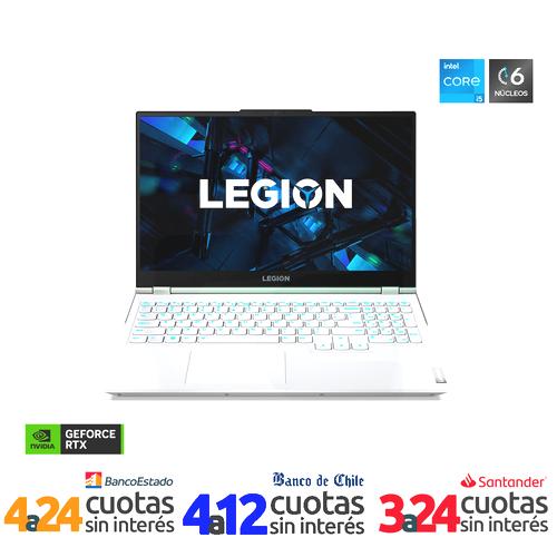 Notebook Gamer Legion 5 Intel Core i5-11400H NVIDIA GeForce RTX 3050TI 4GB 15,6" FHD 165Hz 8GB RAM 512GB