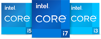 Insignias del procesador Intel Core
